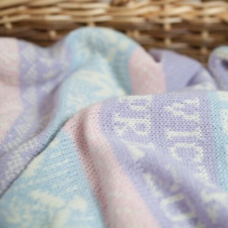 Cashmere Baby Blanket - close up
